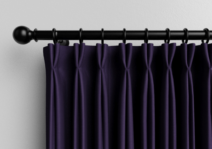 Kyoto Faux Silk, Berry - Made to Measure Curtains - Image 10